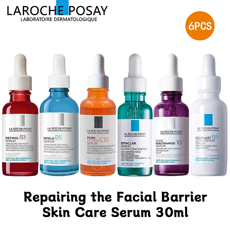 La Roche Posay Retinol B3/Hyalu B5/Vitamin C10/Effaclar/Niacinamide 10/Cicaplast B5 Serum Repairing the Faical Barrier Skin Care