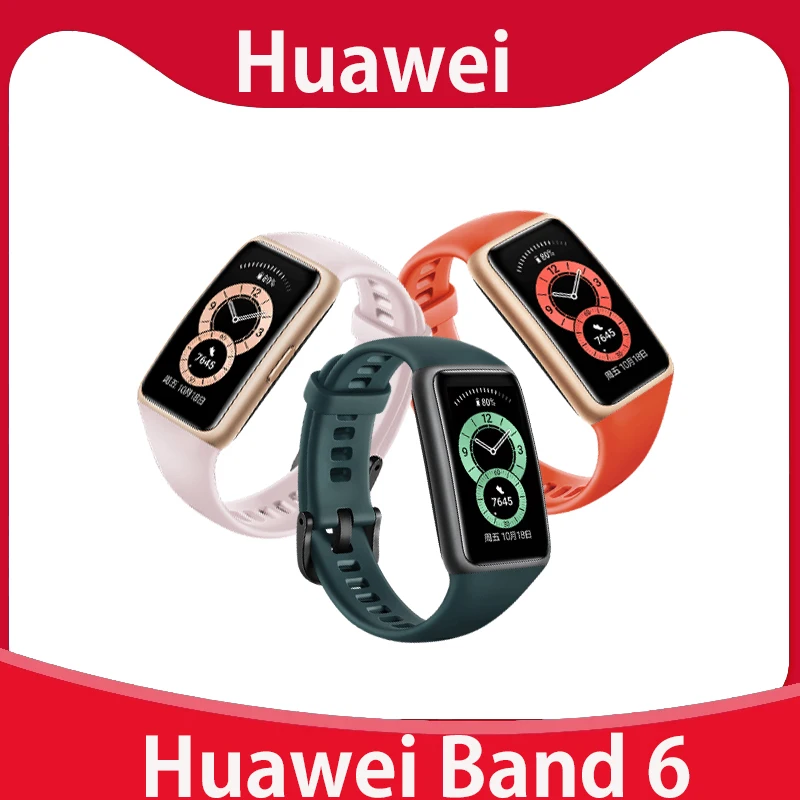 

Huawei Band 6 Smart Band Blood Oxygen 1.47'' AMOLED Screen Heart Rate Tracker Sleep monitoring Waterproof Smart Bracelet