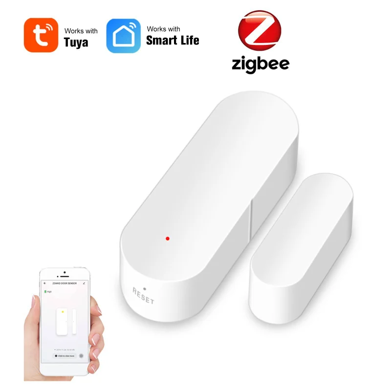 

VITCOCO Zigbee/WIFI Smart Home Induction Door Magnetic Door and Window Switch Sensor Automatic Scene Security Alarm