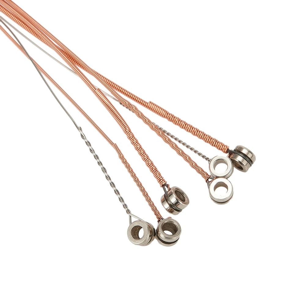 

Acoustic Guitar Strings Set 1 Set 35.4 Inch Acoustic Strings Copper Guitar Accessories Replacement Rustproof Universal