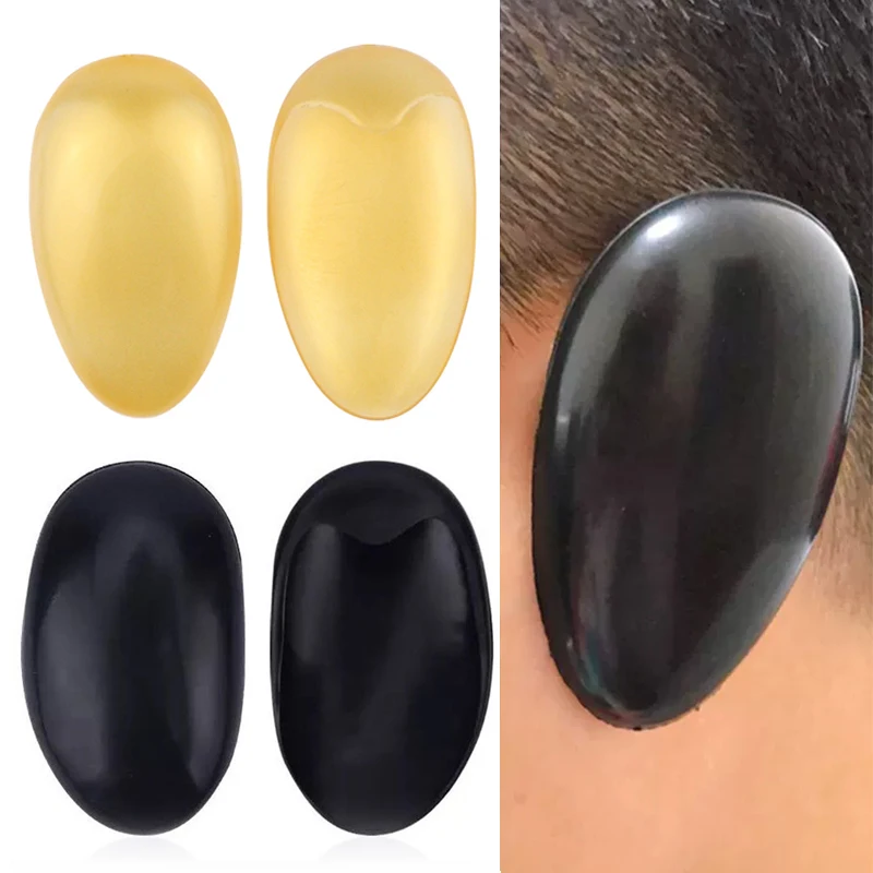 

10Pcs Reusable Ear Cover Salon Hairdressing Hair Dyeing Plastic Coloring Bathing Ear Cover Shield Protector Waterproof Earmuffs