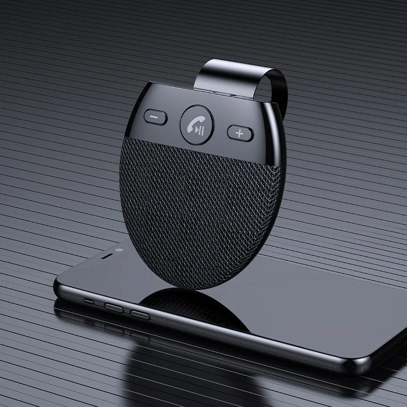 

Автомобильный Bluetooth 5,0 громкоговоритель гарнитура солнцезащитный козырек аудио комплект беспроводной музыкальный адаптер Громкоговорите...