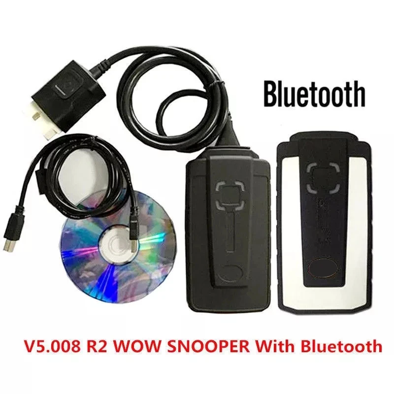Считыватель кодов WOW Snooper 2020 V5.008 R2 Bluetooth OBDII Obd Obd2 сканер Профессиональный