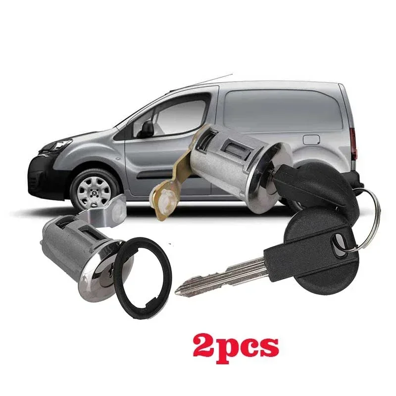 

Цилиндр замка левой правой двери с 2 ключами 9170G3 252522 Для Peugeot Partner Citroen Berlingo Xsaraght