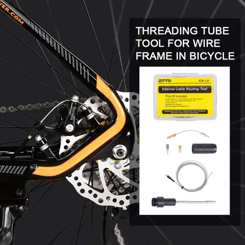 

Профессиональный инструмент для прокатки внутреннего кабеля велосипеда, гидравлический рычаг переключения передач рамы велосипеда, Внутренний Трос переключателя передач, инструменты для ремонта велосипеда
