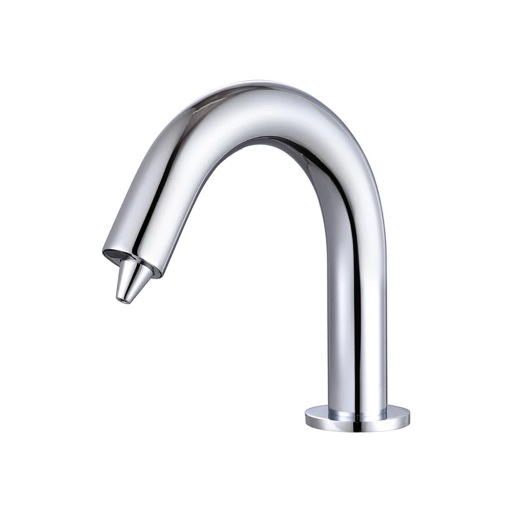 

Faucet Shape Brass deck mounted automatic infrared sensor foam liquid soap dispenser