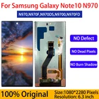 Оригинальный ЖК-дисплей Super AMOLED Note10 N970, дигитайзер сенсорного экрана для Samsung Galaxy Note 10 N970F N970N, дигитайзер в сборе
