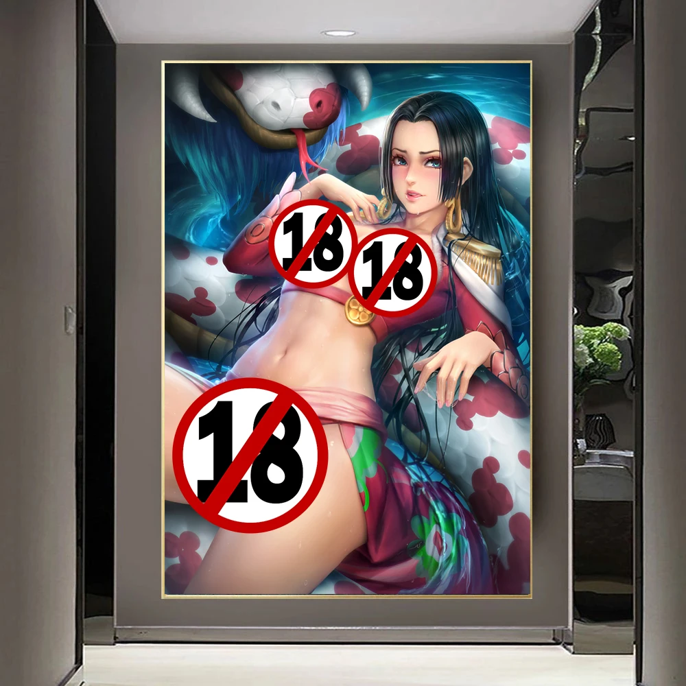 

Hentai Sexy Nude Robin Nami Poster HD Naked Japanese Anime Girls Canvas Painting HD Wall Art Prints Living Room Decor