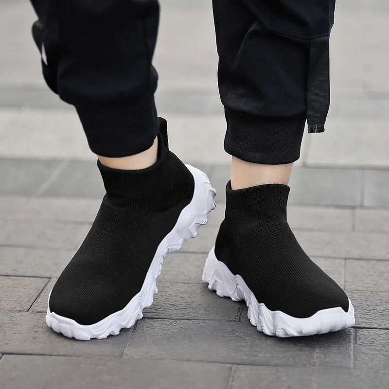 Kids Socks Sneakers Children Casual Shoes Boys Girls Student Running Sneakers Anti-slip Soft Light Breathable Brand Sports Shoes enlarge