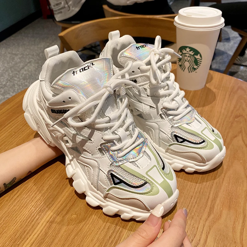 

Women`s casual PARIS Sports shoes girls breathable jogging ruuning trekking camping walking hiking height increasing shoes