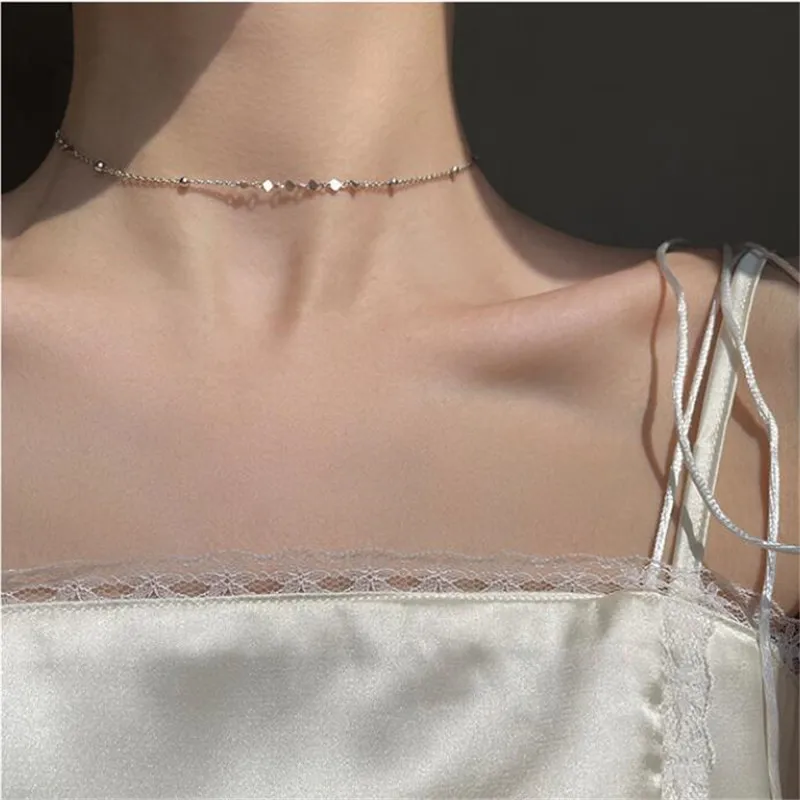 

Модное ожерелье с подвеской-крестом с кристаллами в Корейском стиле для женщин, ювелирное изделие для вечерние ринки и свадьбы, массивный ч...