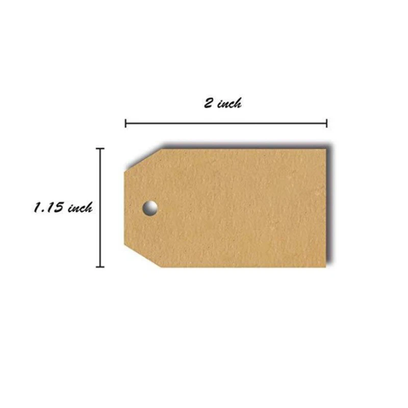 Новинка OCS/1 рулон Рождественская наклейка s коричневая крафт-бумага без рисунка