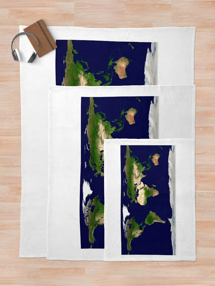 Карта Всего Земли (E050/0570) Пледы и пледы Одеяла из фланелевой ткани для кемпинга