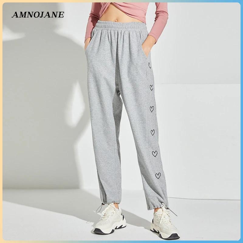 

Casul Pants For Women Sweatpants Home Pants Women's Sports Pants High Waist With Pockets Winter Loose Cargo Pantalon Yoga Pant