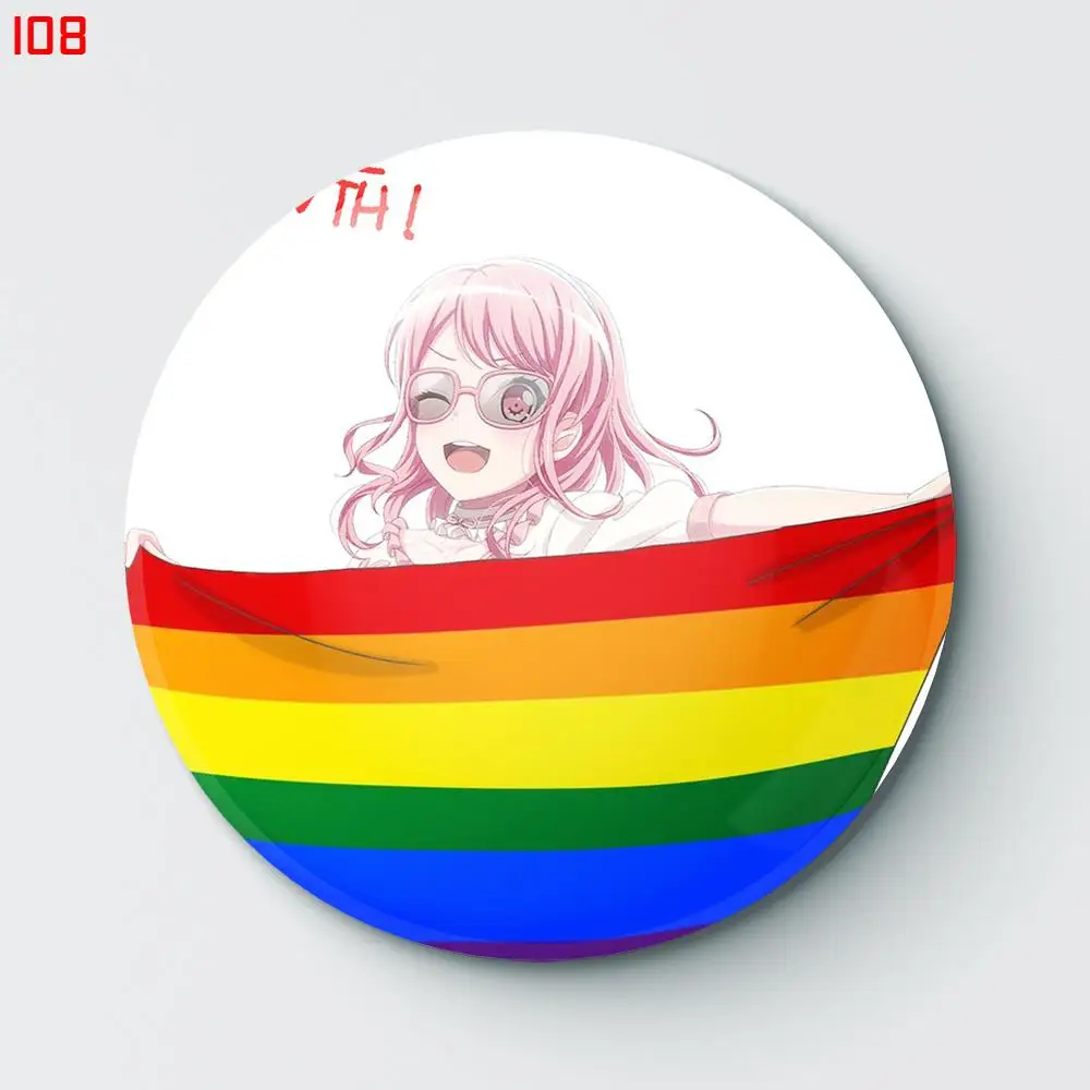 

PRIDE MONTH 00108 Buttons Brooches Pin Jewelry Accessory Customize Brooch Fashion Lapel Badges