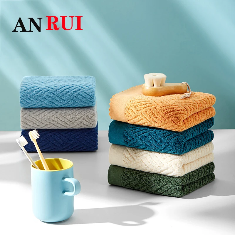 

ANRUI 100% Cotton Towel Microfiber Towel Set Sauna Accessories Super Absorbent Quick Dry Towel