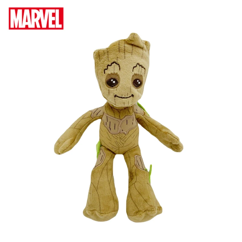 

22cm Disney Marvel Guardians of the Galaxy Groot Plush Toys Dolls Cartoon The Avengers Anime Figure Stuffed Pendant Kids Gifts