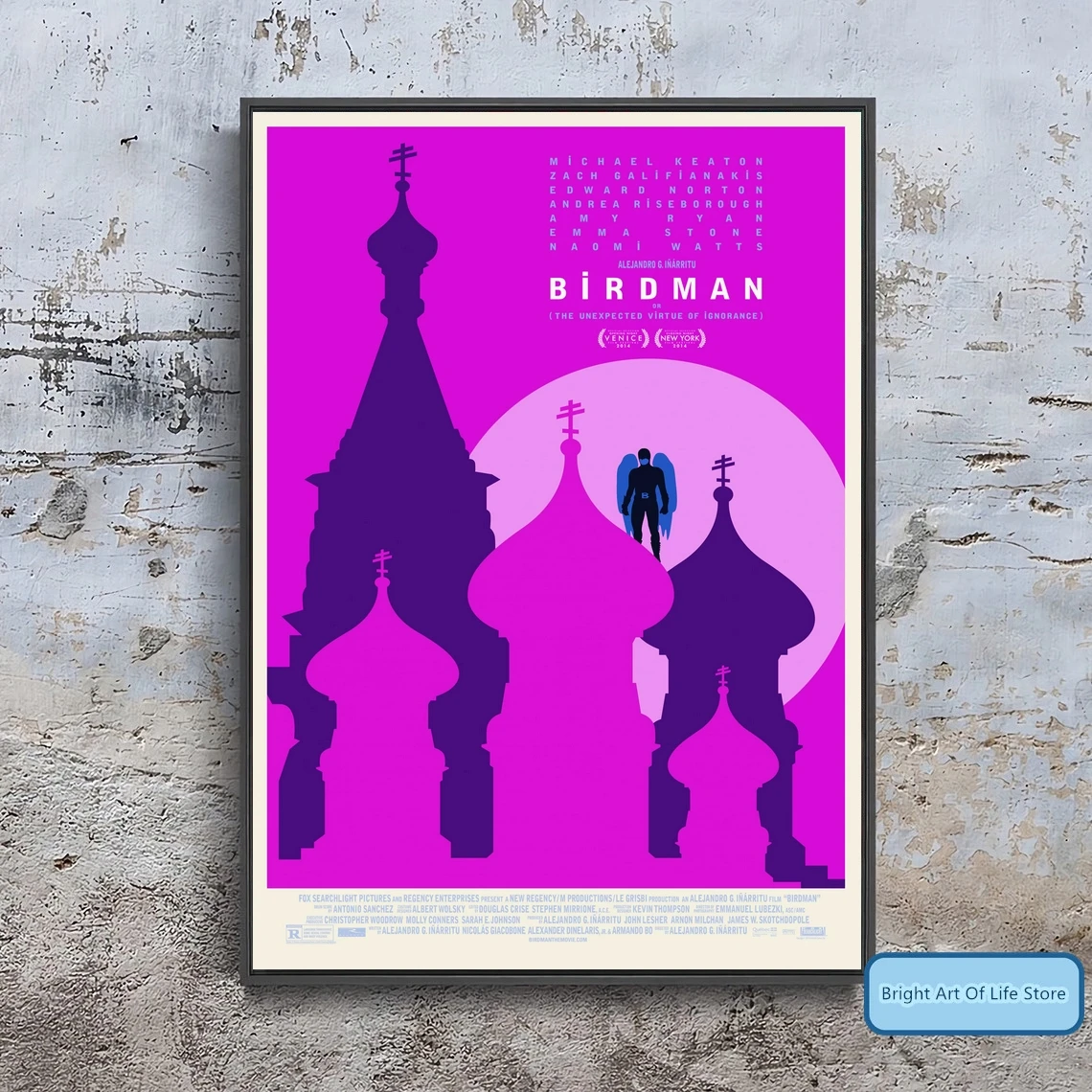 Birdman или (неопределенный добродетель Игнорана) постер фильма украшение дома