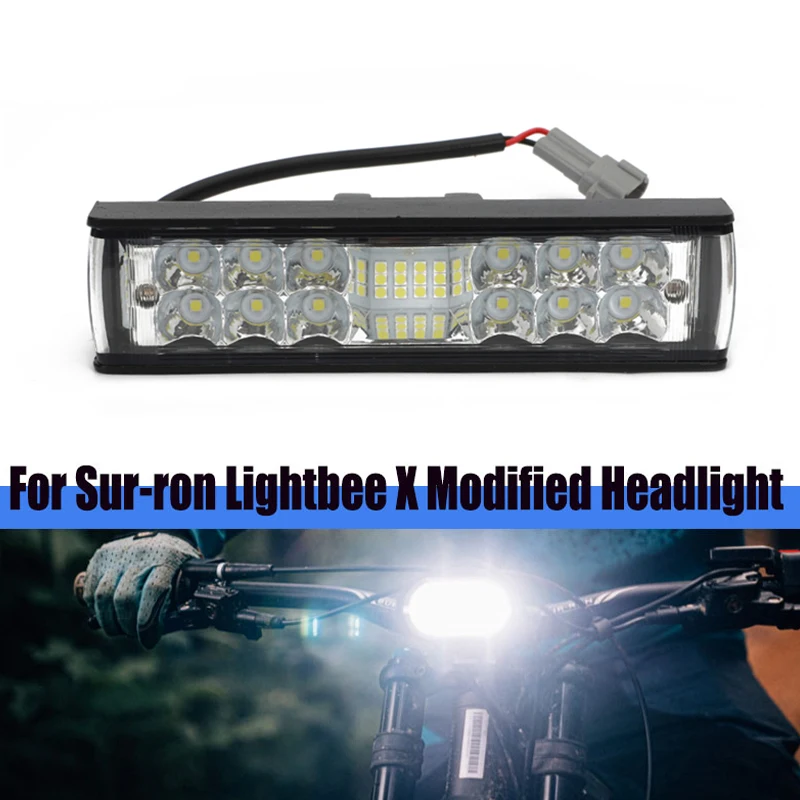 

Plug and Play Blue Lighting Headlight Switch Light with Plug for Sur-Ron Surron Bee X IP65 Modified High Brightness L