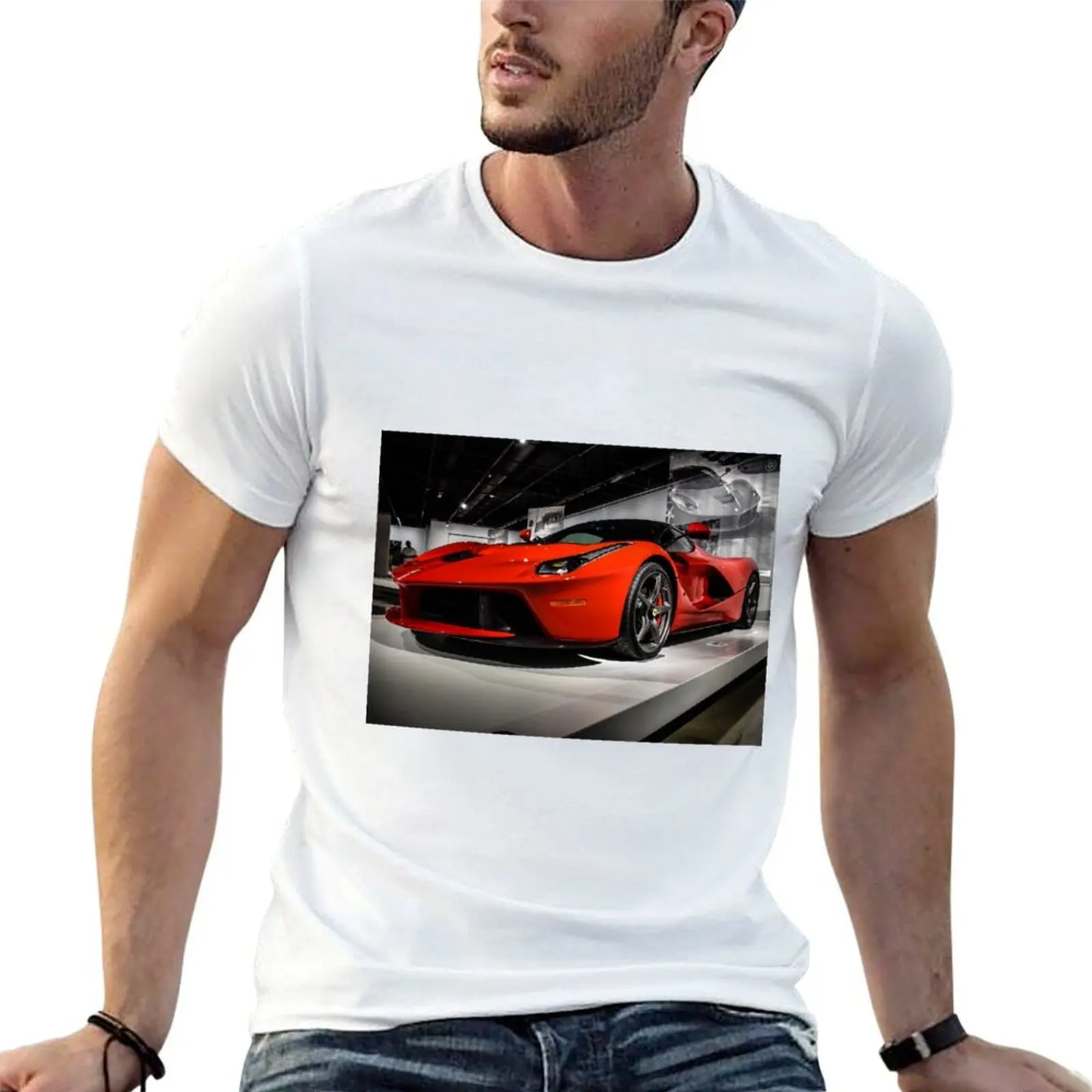 Фото Футболка La Rari в уличном стиле, повседневная футболка №1