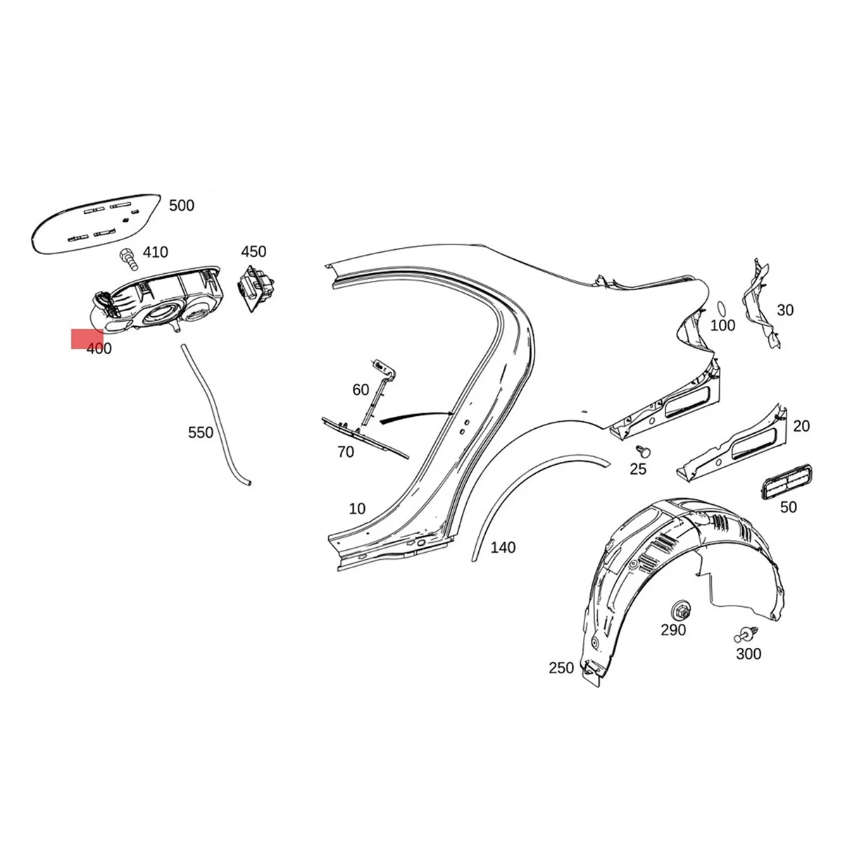 

Автомобильный бензиновый откидной механизм A2136302503 для Mercedes-Benz W213 E-Class