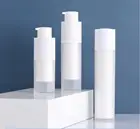 30 мл матовая вращающаяся безвоздушная бутылка с белым насосом для лосьонаэмульсиисывороткиосновы для ухода за кожей косметическая упаковка