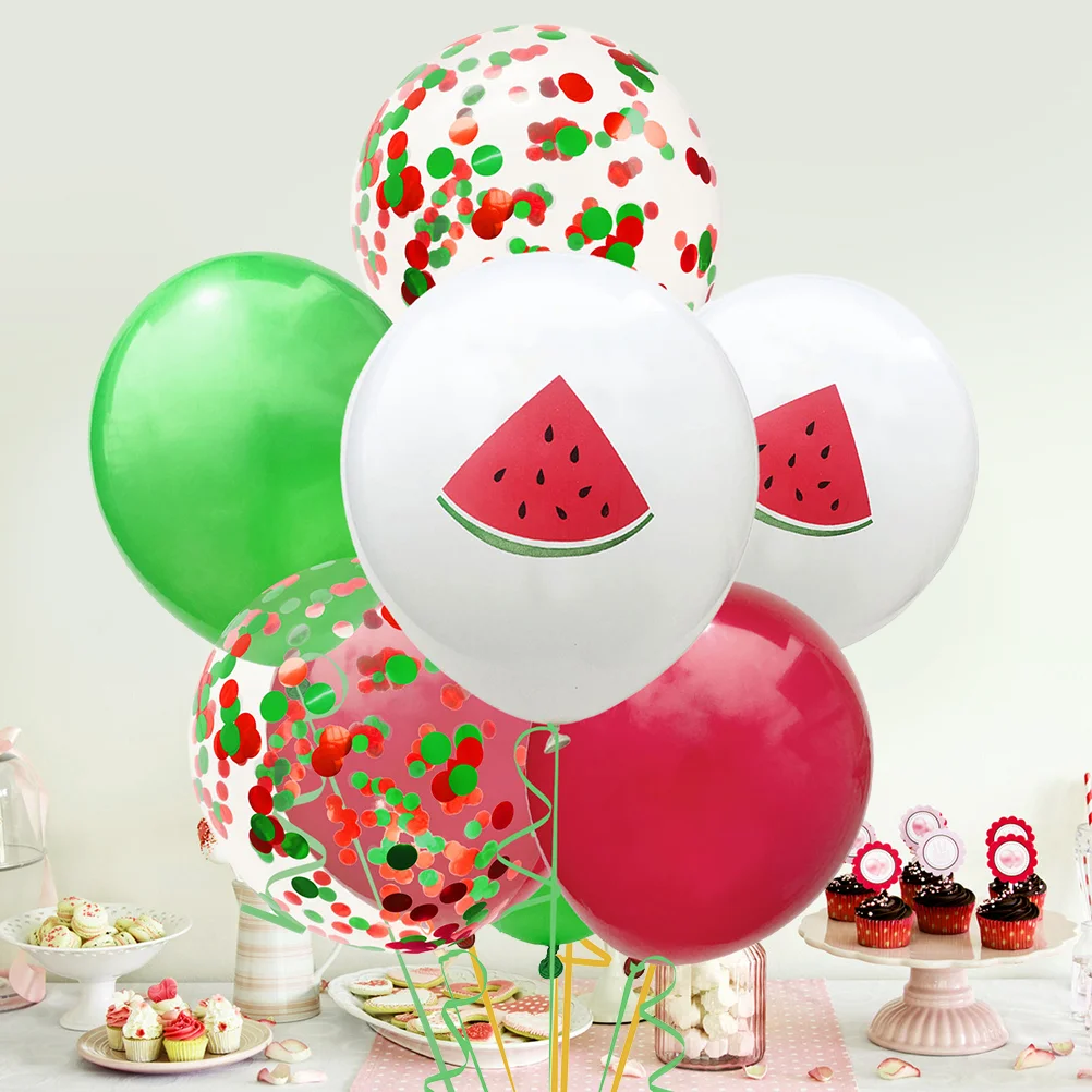 

Watermelon Party Balloons Summer Fruit Balloons 12 Inch Latex Balloon Fruit Themed Party