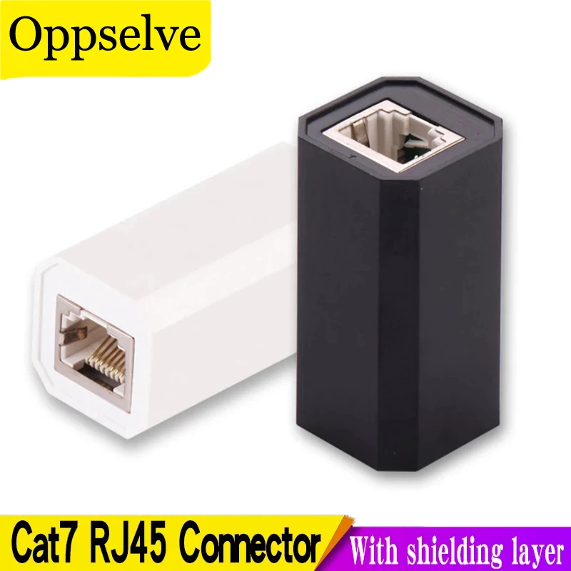 Ethernet-коннектор мама-мама со встроенным разъемом для Cat5e Cat6 Cat7 RJ45 разъем