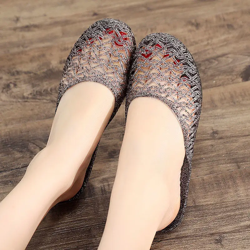 

Transparent Sandals Woman Cute Designer Mules Shoes Slipper Comfortable Clear Low Sandals for Women Summer New 2022 Home Flat