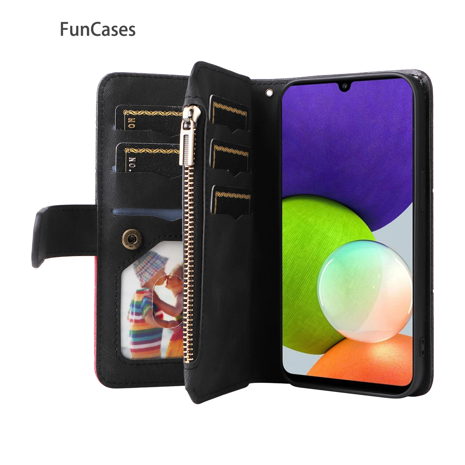 Ударопрочный чехол с единорогом для телефона Samsung A22 4G Flip Book For Galaxy accesorios M32 M22