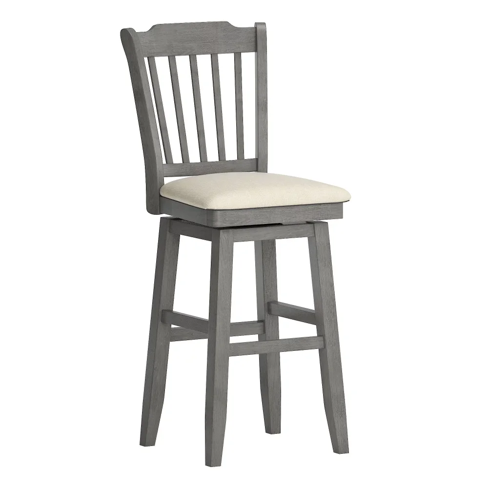 

Sheena Slat Bar Stool with Swivel,Bar Chairs