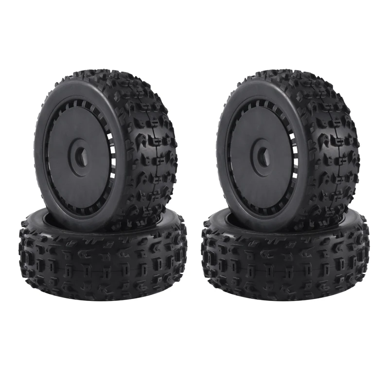 4Pcs 116Mm 1/8 RC Off-Road Buggy Tire Wheel 17Mm Hex For ARR