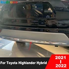 Для Toyota Highlander Hybrid 2021 2022 ABS хромированный задний багажник Нижний Бампер Накладка для губ задняя дверь бампер МОЛДИНГ ПОЛОСА стайлинга автомобилей
