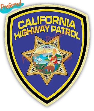 Калифорния, шоссейный патруль, наклейка, виниловая вывеска, автомобильный бампер, грузовик для чашки, ноутбука, стеклянной двери, логотипа охладителя или наклейка на автомобиль
