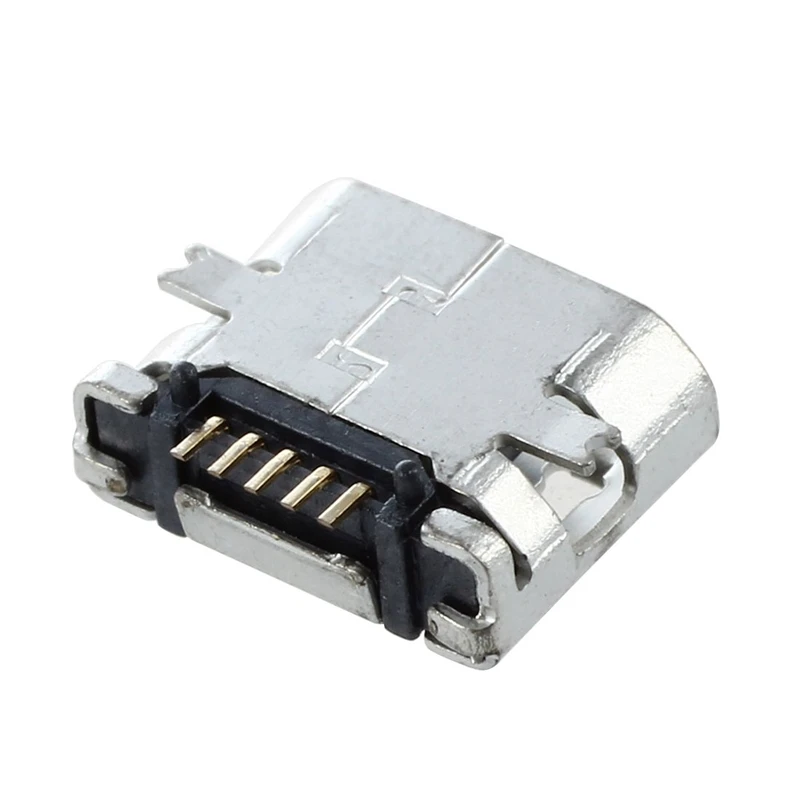 

100 Pcs Spare Parts Type B Micro-USB Female Jack Connector Port Socket