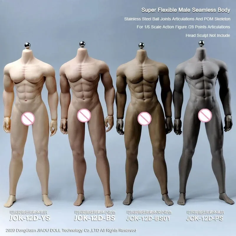 1/6 сильный солдат супер-гибкое бесшовное тело скелет из нержавеющей стали 12