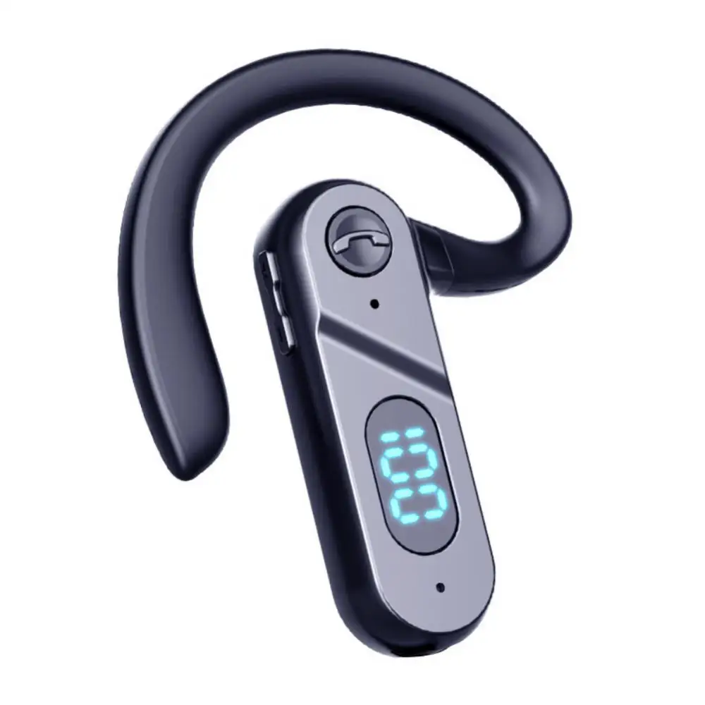 

Bluetooth-compatible Earphone Ultra Long Standby With Microphone Bone Conduction Headset Hd Call Headset Digital Display Stereo