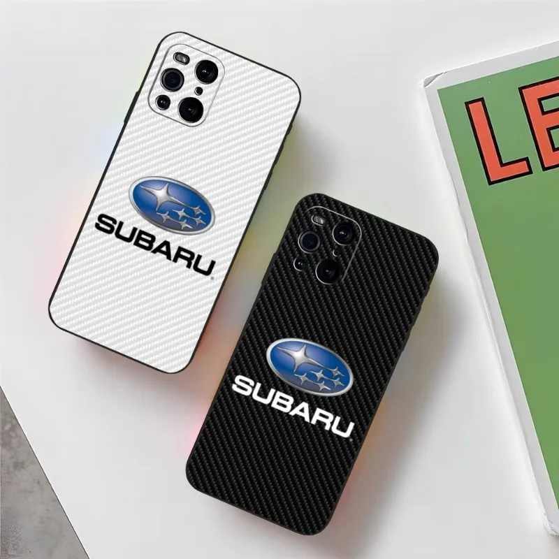 Jdm Subaru WRX Sti Logo Phone Case For OPPO Reno 6 Pro 7 Find X3 Neo A55 X5 A54 A16 A57 A92 A93 A74 A94 K9 K9S Back Cover