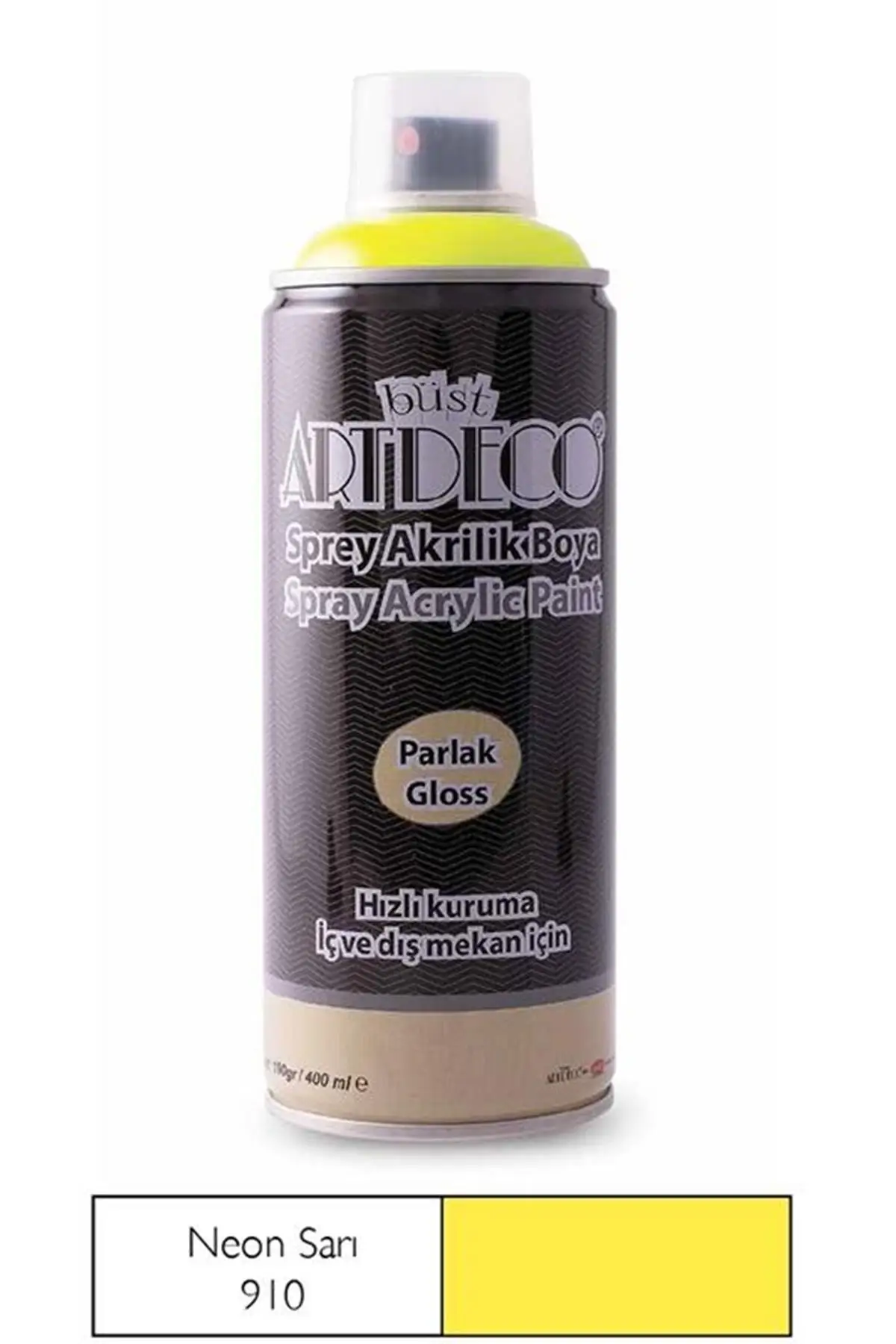 

Бренд: Fanart-Artdeco спрей акриловая краска 400 мл неоново-желтый 910 Категория: акриловая краска