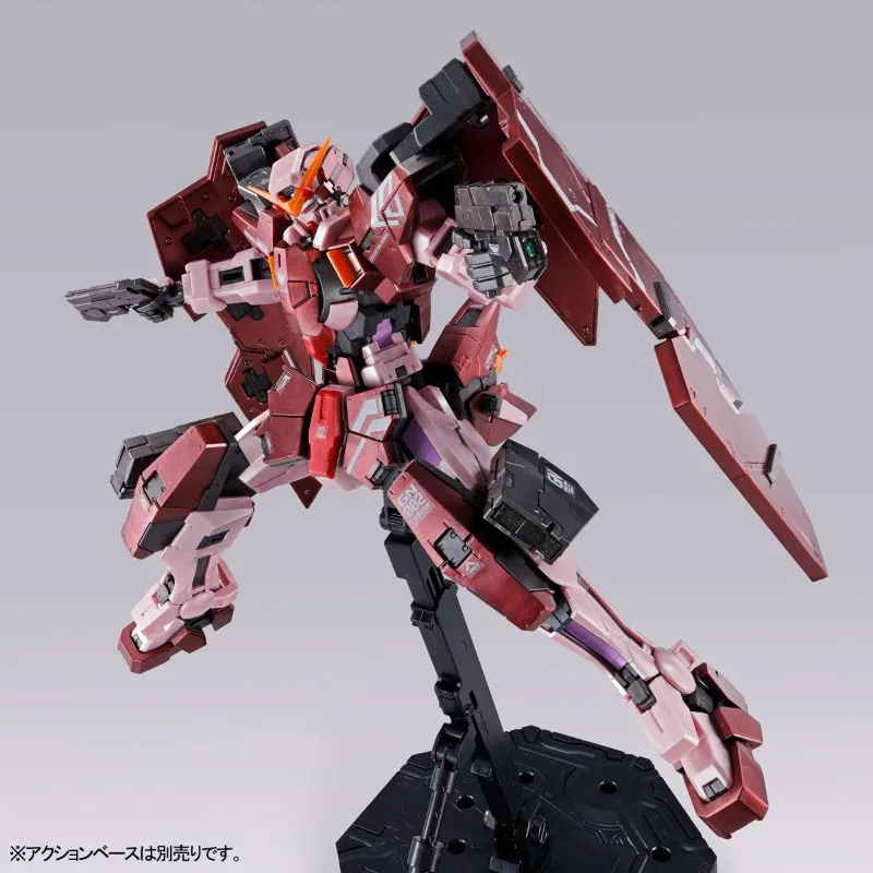 Фото BANDAI PB MG 1/100 GN-002 GUNDAM DYNAMES-красные фигурки TRANS-AM MODE Мобильный костюм с металлическим блеском Gundam 00 Аниме №3