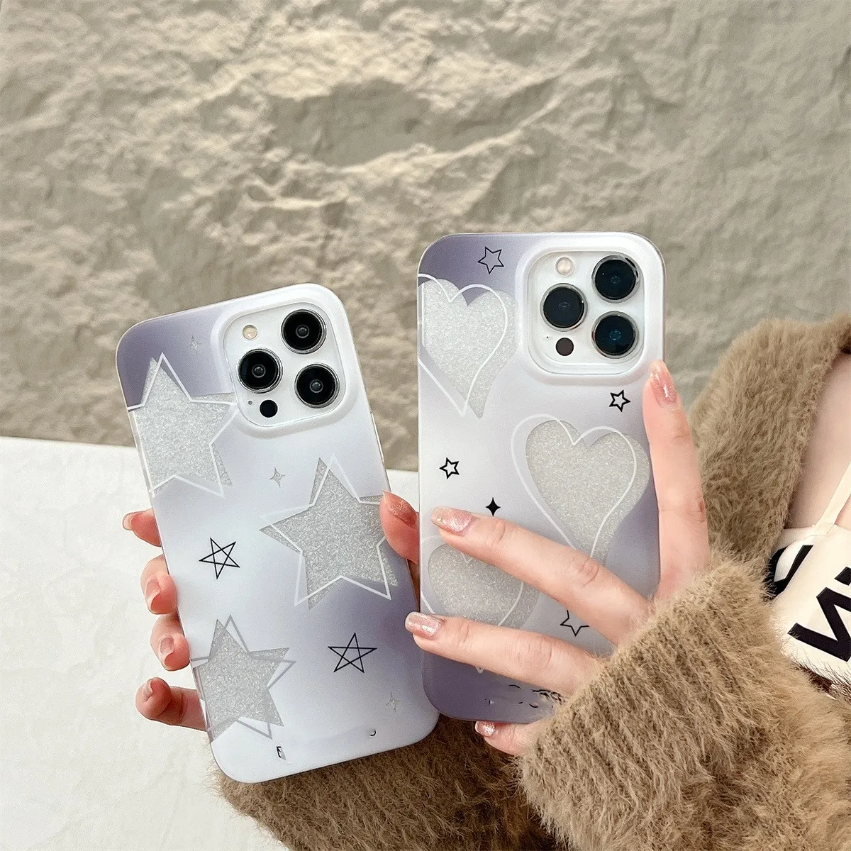 

Suitable for Apple 13/14 Pro Max Phone Case Drop Proof iPhone 12 ProMax Star Personality