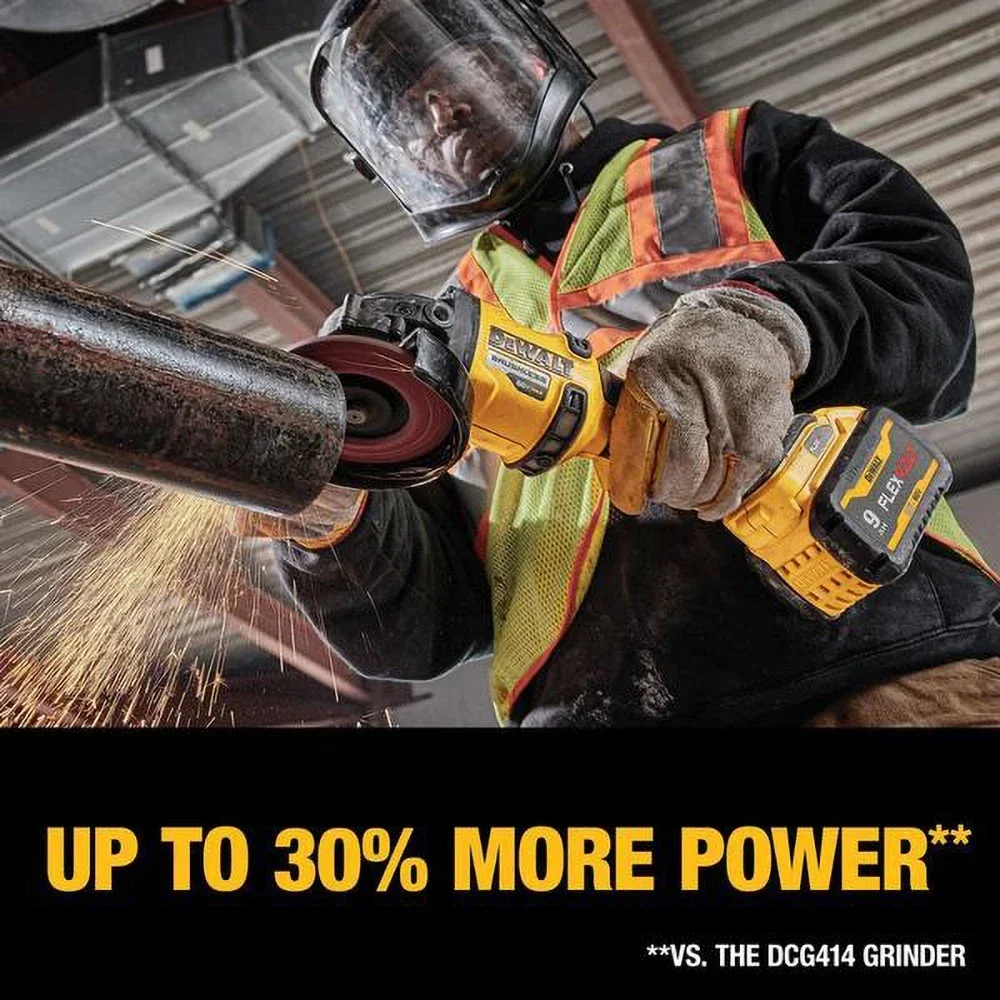 Dewalt DCG418 FlexVolt Аккумуляторная угловая шлифовальная машина Бесщеточная