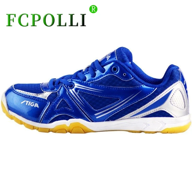 

Кроссовки унисекс для настольного тенниса, дышащие, Нескользящие, сетчатые, для мужчин и женщин, синие, для спортзала