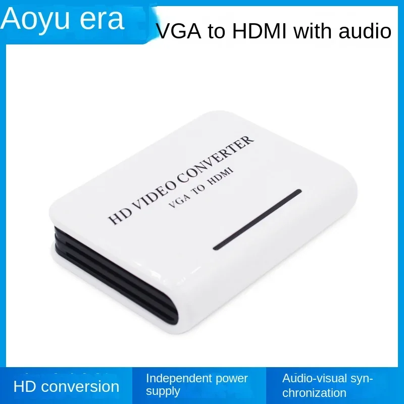 Преобразователь Aoyu Times VGA в HDMI HD с аудио 3 5 + аудиоконвертер.