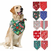 pet triangle collar christmas pet dog cat triangle bandana pet neckerchief saliva towel christmas pet decoration accessories
