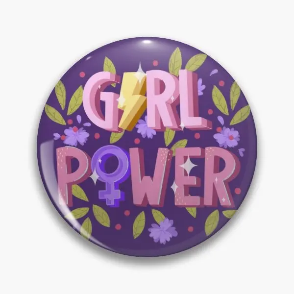 

Мягкая булавка на пуговицах Girl Power на заказ, подарок, женская брошь на одежду, булавка на лацкан для влюбленных, ювелирное изделие, Забавный М...