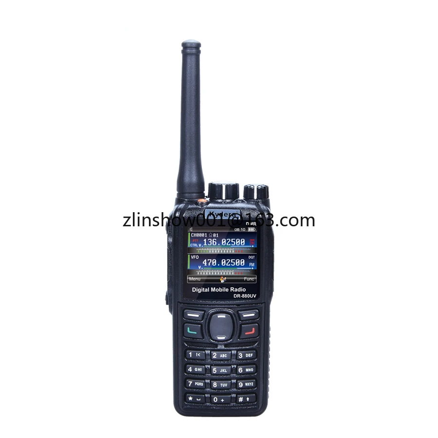 

Motorolabe Dual Band SFR DMR UHF VHF DR-880UV Two Way Radio Transceiver Walkie Talkie With Repeater Functions And Talker Alias