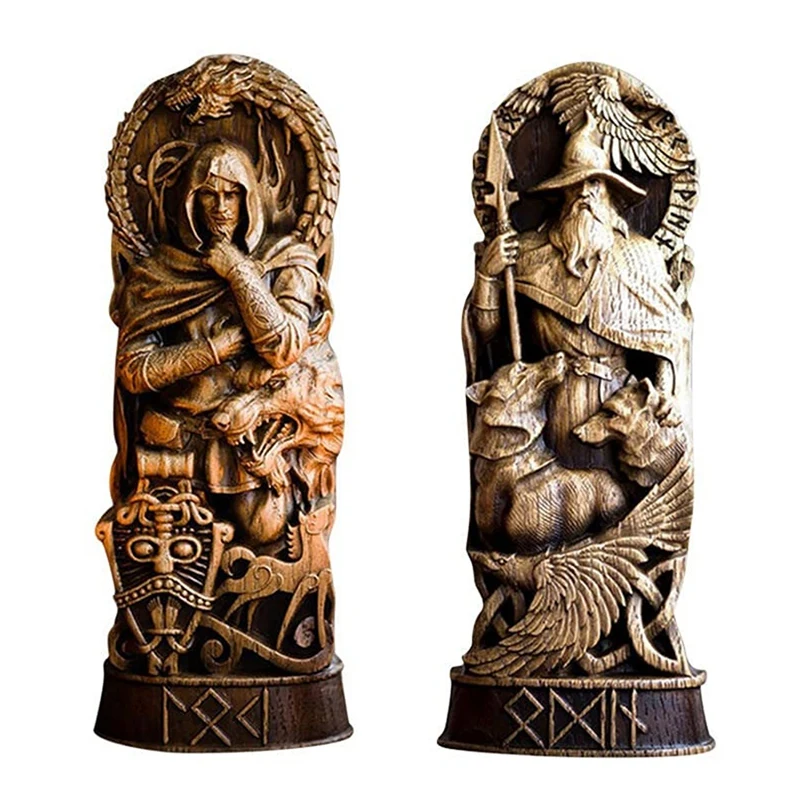 

Norse Gods Statues,Scandinavian Pantheons Norse Gods Decorative Resin Statues Art Crafts Home Decorative Statues