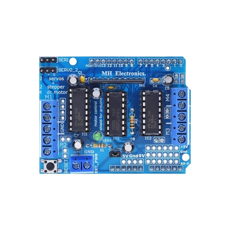 1 шт. L293D щиток драйвера двигателя для Arduino UNO MEGA2560 4-канальная плата привода