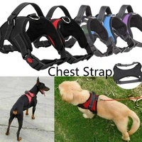 new dog traction vest adjustable chest strap anti riot leash harness for walking dogs pet accessories